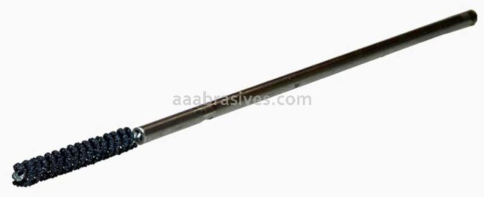 Weiler 34300 CrossFlex Standard Duty Bore Brush 3/16 Diameter 180 SC with Collet