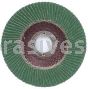 4-1/2 x 7/8 36 Grit Merit Premium Zirconia Plus Type 29 R801 Powerflex Flap Discs