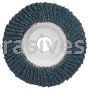 4-1/2 x 7/8 60 Grit Merit Type 29 Zirc Powerflex Flap Discs