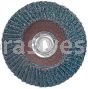4-1/2 x 5/8-11 40 Grit Merit Type 29 Zirc Powerflex Flap Discs