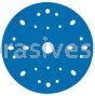 3M&trade; 7100091243 6” #40 Grit Hookit&trade; Blue Abrasive Disc Multi-hole