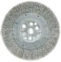 Weiler 01509 6" Maximum Density Crimped Wire Wheel .014" Stainless Steel Fill 5/8"-1/2" Arbor Hole