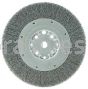 Weiler 01512 8" Maximum Density Crimped Wire Wheel .006" Steel Fill 5/8" Arbor Hole