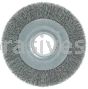 Weiler 06090 8" Medium Face Crimped Wire Wheel .006" Steel Fill 2" Arbor Hole