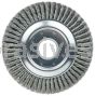 Weiler 09480 10" Standard Twist Knot Wire Wheel .016" Steel Fill 2" Arbor Hole