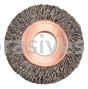 Weiler 15732 1-1/4" Small Diameter Crimped Wire Wheel .008" Steel Fill 3/8" Arbor Hole