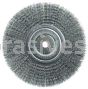 Weiler 36205 Wolverine 8" Crimped Wire Wheel .014" Steel Fill Narrow Face 5/8" Arbor Hole