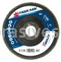 Weiler 51128 5" Tiger Paw Abrasive Flap Disc Conical Type 29 Phenolic Backing 36 Z 7/8" Arbor Hole