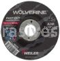 Weiler 56473 4" x 1/4" Wolverine Type 27 Grinding Wheel A24R 5/8" AH