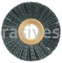 Weiler 99346 2-1/2" Small Diameter Nylon Wheel .020" Crimped Black Nylon Fill 5/8" Arbor Hole