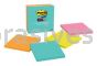 Post-it&trade; Super Sticky Notes 675-4SSMIA 4 in x 4 in Miami Collection 3M 7100089773