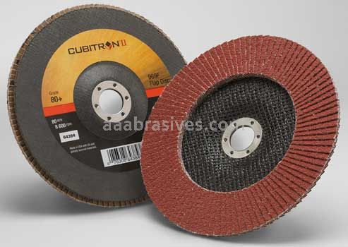 3M™ 7100104890 7 x 7/8 80+ Grit 969F T27 Cubitron™ II Flap Disc