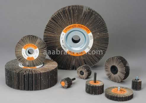 Standard Abrasives Aluminum Oxide Flap Wheel 614450 2-1/2" x 1" x 1/4" 180 Grit