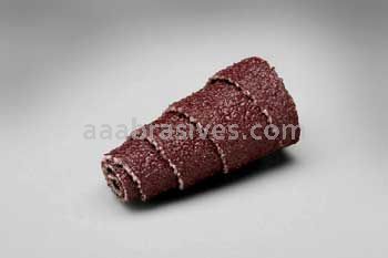 3M&trade; 7010363551 1/2 x 1 x 1/8 60 Grit X-wt 341D Full Tapered Cartridge Roll