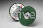 3M&trade; 7010308189 Green Corps&trade; 4-1/2 x 1/4 x 5/8-11 T27 Depressed Center Wheel