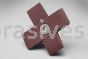 3M™ 7100105458 6 x 6 x 1-1/2 P100 Grit X-wt 341D Cross Pad