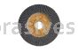 CS Unitec TRIMTEX Flap Discs 93708 - 80 grit - for use with 65000a VARILEX WSF 1600 Angle Grinder
