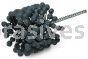 Weiler 34241 CrossFlex Standard Duty Bore Brush 2-1/2 Diameter 320 SC Grit