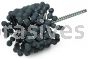 Weiler 34245 CrossFlex Standard Duty Bore Brush 2-5/8 Diameter 320 SC Grit