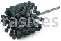 Weiler 34258 CrossFlex Heavy Duty Bore Brush 3 Diameter 120 SC Grit
