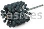 Weiler 34260 CrossFlex Heavy Duty Bore Brush 3 Diameter 240 SC Grit