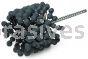Weiler 34263 CrossFlex Heavy Duty Bore Brush 3-1/4 Diameter 180 SC Grit