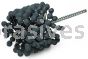 Weiler 34266 CrossFlex Heavy Duty Bore Brush 3-1/2 Diameter 120 SC Grit