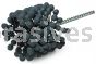 Weiler 34267 CrossFlex Heavy Duty Bore Brush 3-1/2 Diameter 180 SC Grit