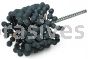 Weiler 34268 CrossFlex Heavy Duty Bore Brush 3-1/2 Diameter 240 SC Grit