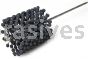 Weiler 34288 CrossFlex Heavy Duty Bore Brush 5 Diameter 240 SC Grit