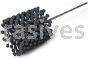 Weiler 34296 CrossFlex Heavy Duty Bore Brush 6 Diameter 240 SC Grit