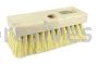 Weiler 73195 7" Roof Brush One Threaded Handle Hole White Tampico Fill