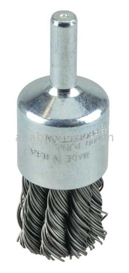 Weiler 10028 1-1/8" Knot Wire End Brush .020" Steel Fill