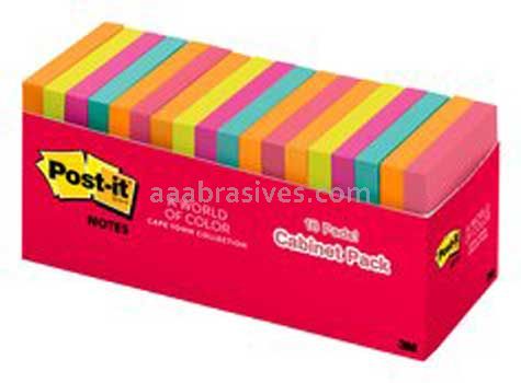Post-it™ Notes 654-18CTCP 3 in x 3 in Cape Town Collection 3M 7010371259