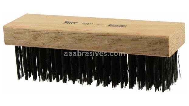 Osborn 7-1/4" Straight Back Economy Scratch Brush .014 #83002