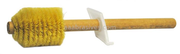Weiler 44263 3" Diameter Dope Brush White Tampico Fill