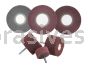 6 x 1 x 2 S/C Fine Merit Flap Wheel Medium Density Flap Wheels