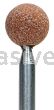 Norton A26 5/8" Ball Gemini 38A M/J6 1/4 x 1-1/2 Vitrified Bond Mounted Points - A Shapes