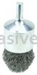 Weiler 10310 Controlled Flare Crimped Wire End Brush 1" .014" Steel Fill