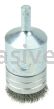 Weiler 11114 1" Banded Crimped Wire End Brush .006" Stainless Steel Fill