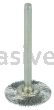 Weiler 26005 3/4" Miniature Wire Wheel .005" Stainless Steel Fill 1/8" Stem