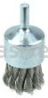 Weiler 36289 Wolverine 1" Knot Wire End Brush .014" Stainless Steel Fill 1/4" Stem