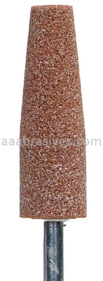 Norton A1 3/4 x 2-1/2 Gemini 38A M N4 1/4 x 1-1/2 Vitrified Bond Mounted Points A Shapes