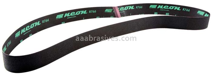 Norton Abrasives 66623390059 2 x 72 P50 Norton Neon R766 Narrow Sanding Belts