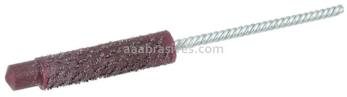 Weiler 35822 5/8" Polyflex Encapsulated Power Tube Brush .0104" Steel Wire Fill 2" Brush Length