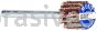 Merit Abrasives 08834137475 3/8 x 3/8 x 1/8 Small Diameter Flap Wheels With 1/8" Steel Shank 320 Grit Merit Aluminum Oxide