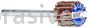 3/4 x 3/16 x 1/8 60 Merit Micro-Mini Grind-O-Flex Small Diameter Flap Wheel