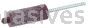 Weiler 35825 1" Polyflex Encapsulated Power Tube Brush .0104" Steel Wire Fill 2-1/2" Brush Length