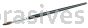 Weiler 41010 5/32" Lacquering Brush Camel Hair 11/16" Trim Length Round Handle
