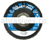 Weiler 50786 - 7" 120AO, 7/8" A.H., Big Cat Abrasive Flap Disc, Flat, Phenolic Backing - 012382507862